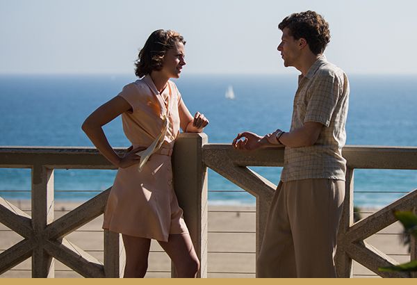 Kristen Stewart and Jesse Eissenberg in Cannes Film Festival opener Cafe Society directed by Woody Allen.